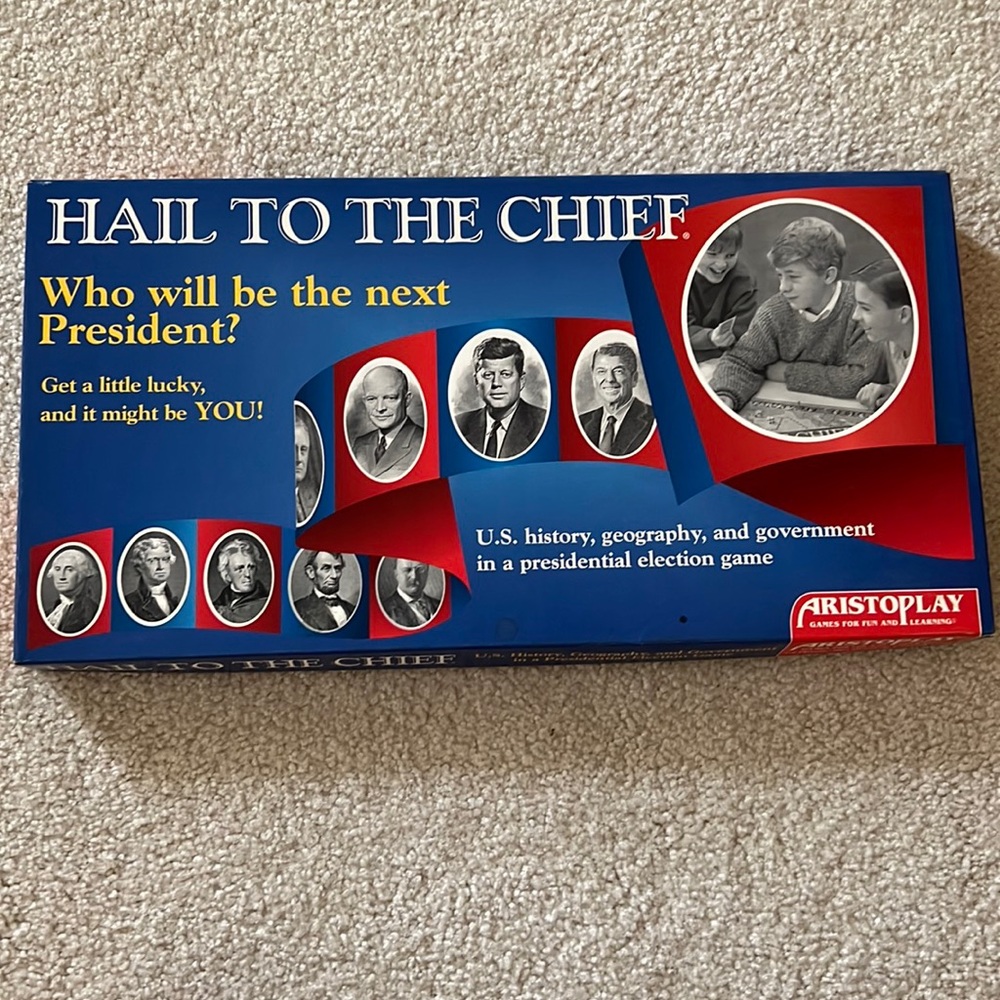 Vintage Board Game - Hail To The Chief - Aristoplay - used SFH